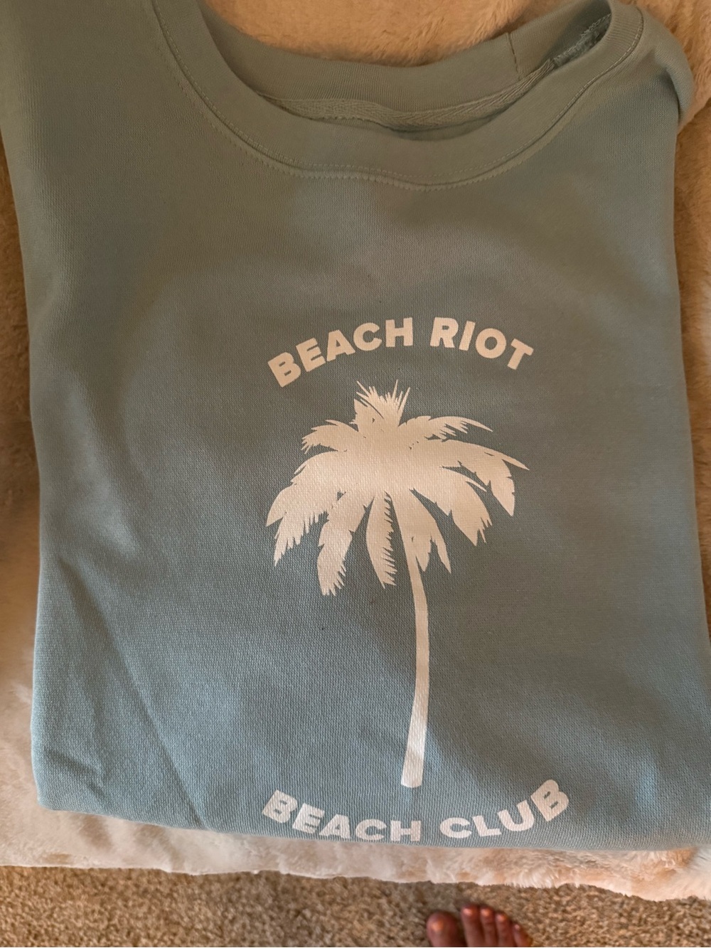 Beach Riot Teal Palm Beach Club Sweatshirt